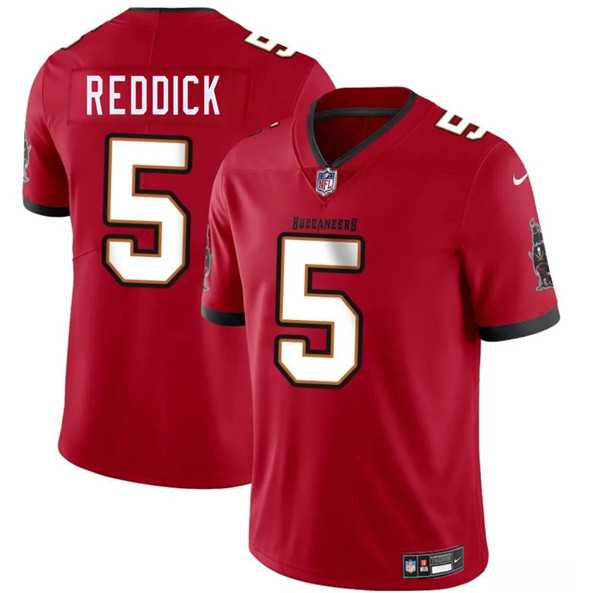 Men & Women & Youth Tampa Bay Buccaneers #5 Haason Reddick Red 2025 Vapor Limited Stitched Jersey->tampa bay buccaneers->NFL Jersey